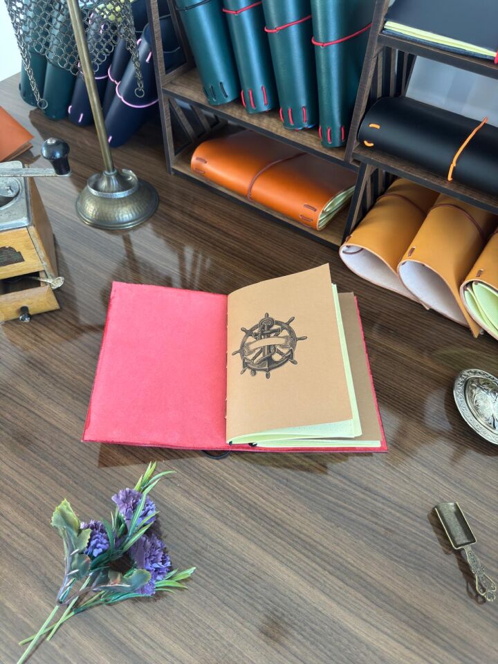 Deri Ajanda Defter Kılıfı