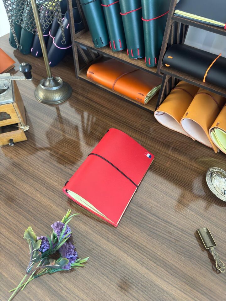 Deri Ajanda Defter Kılıfı