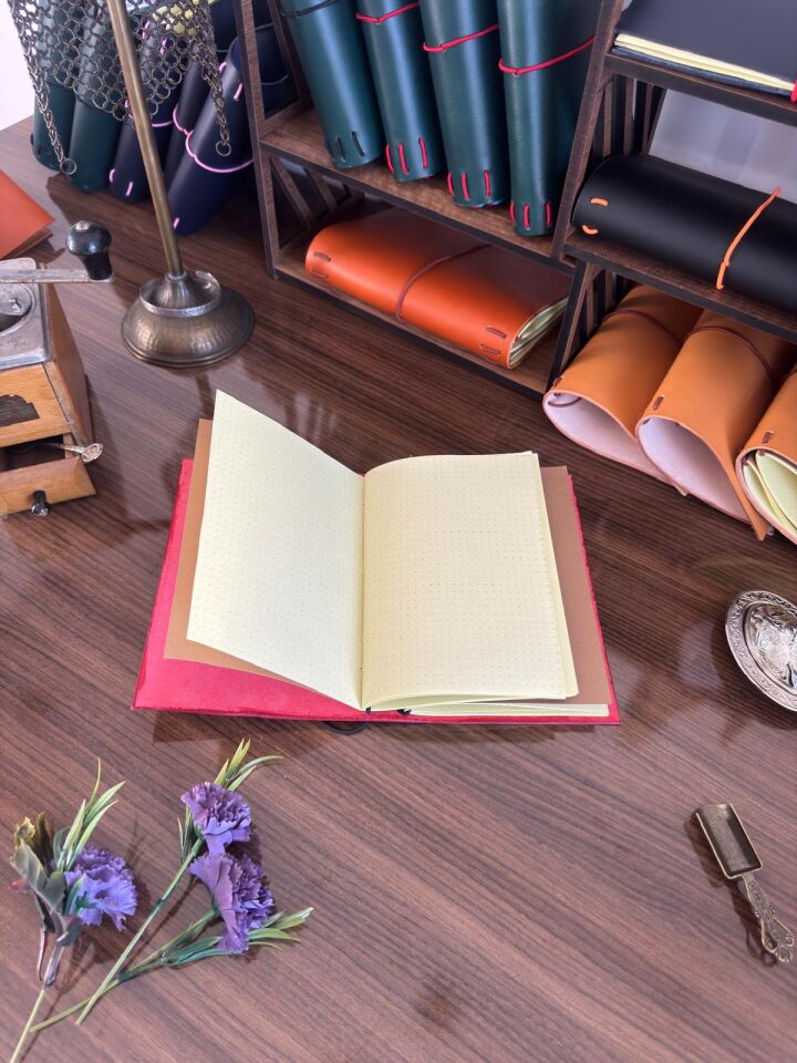 Deri Ajanda Defter Kılıfı