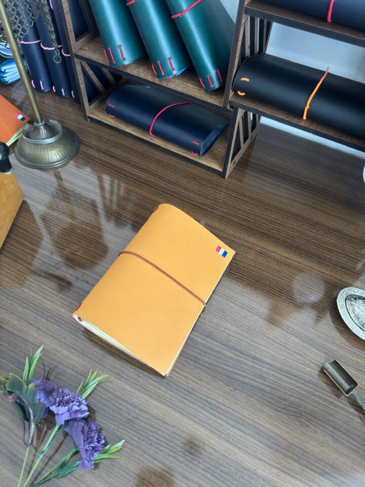 Deri Ajanda Defter Kılıfı