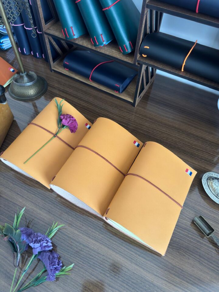 Deri Ajanda Defter Kılıfı