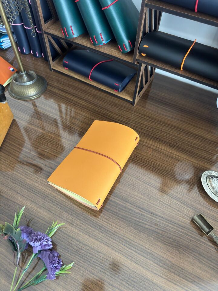 Deri Ajanda Defter Kılıfı