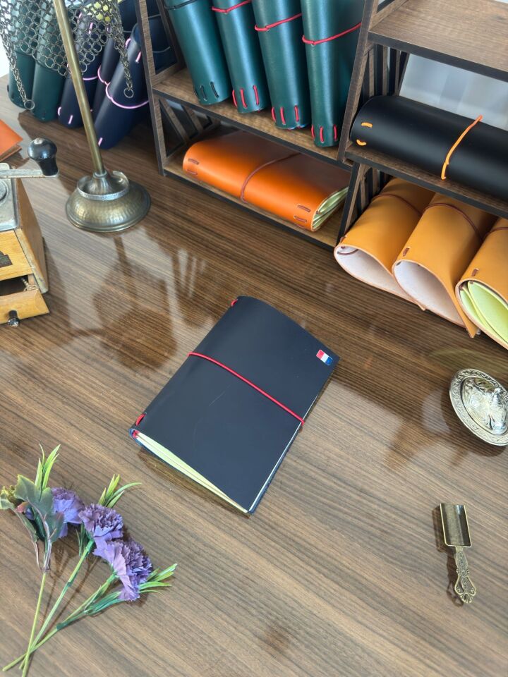 Deri ajanda defter kılıfı