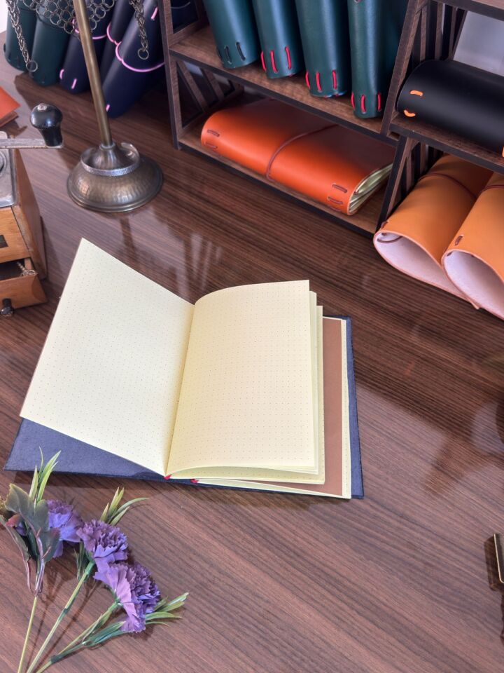 Deri ajanda defter kılıfı