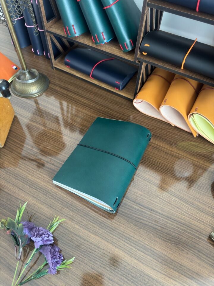 Deri ajanda defter kılıfı