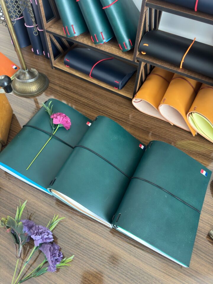 Deri ajanda defter kılıfı