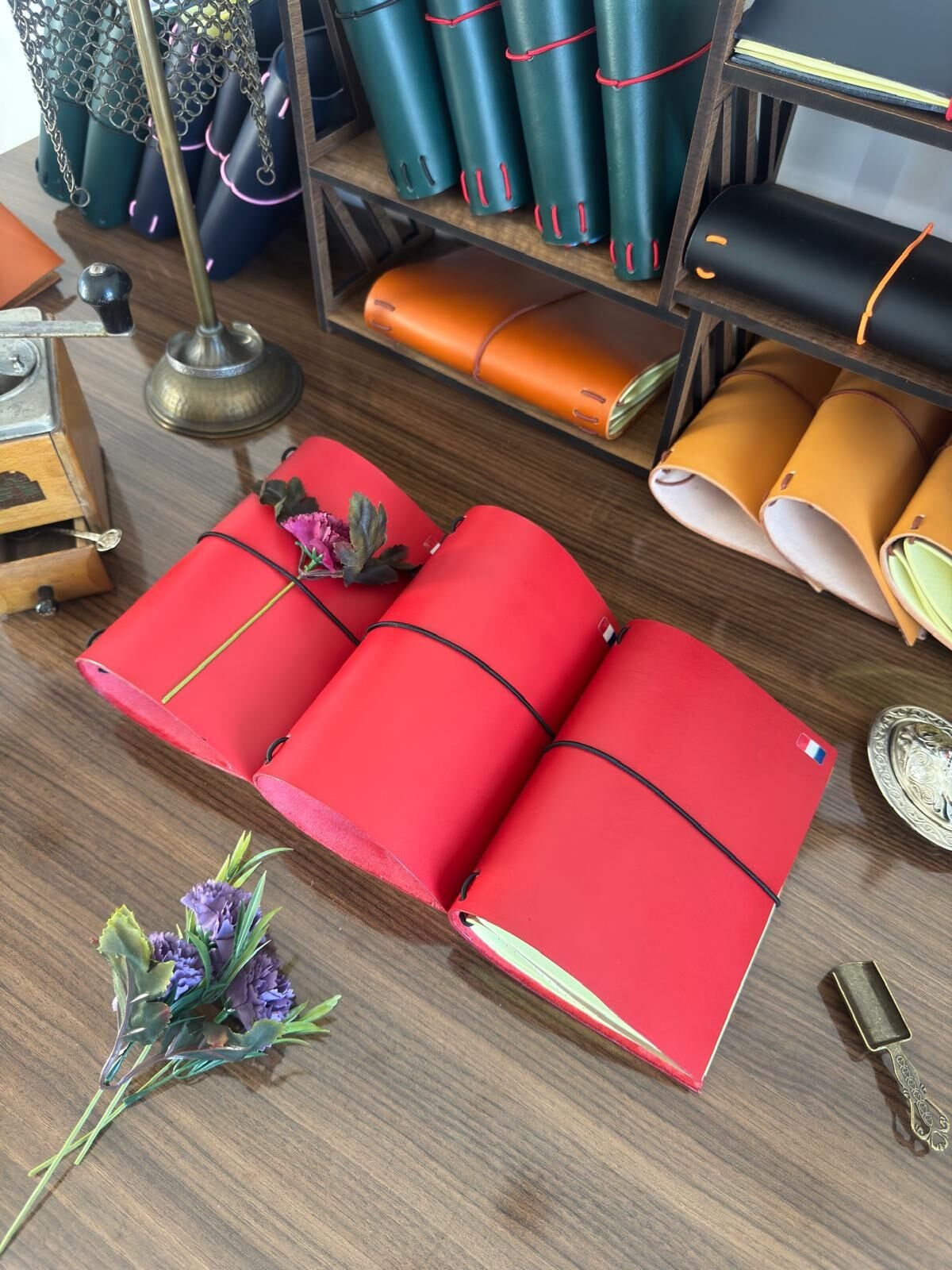 Deri ajanda ve defter kılıfı